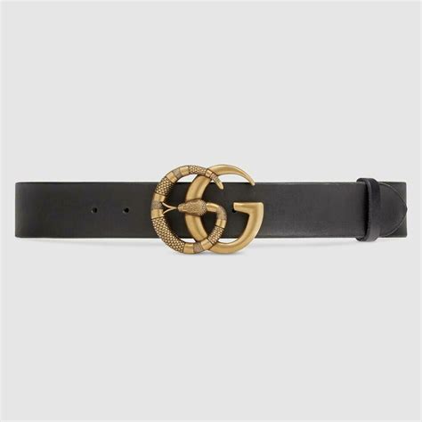 cintura gucci doppia g serpente